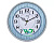 Часы 6909-TLD blue 253x253x42мм Часы настенные Atlantis